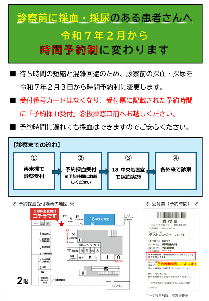 20250206採血おしらせ